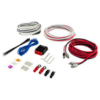 DS18 MOFCKIT4 HYDRO 4 AWG Marine-Grade Tinned OFC Amplifier Wiring Kit, White