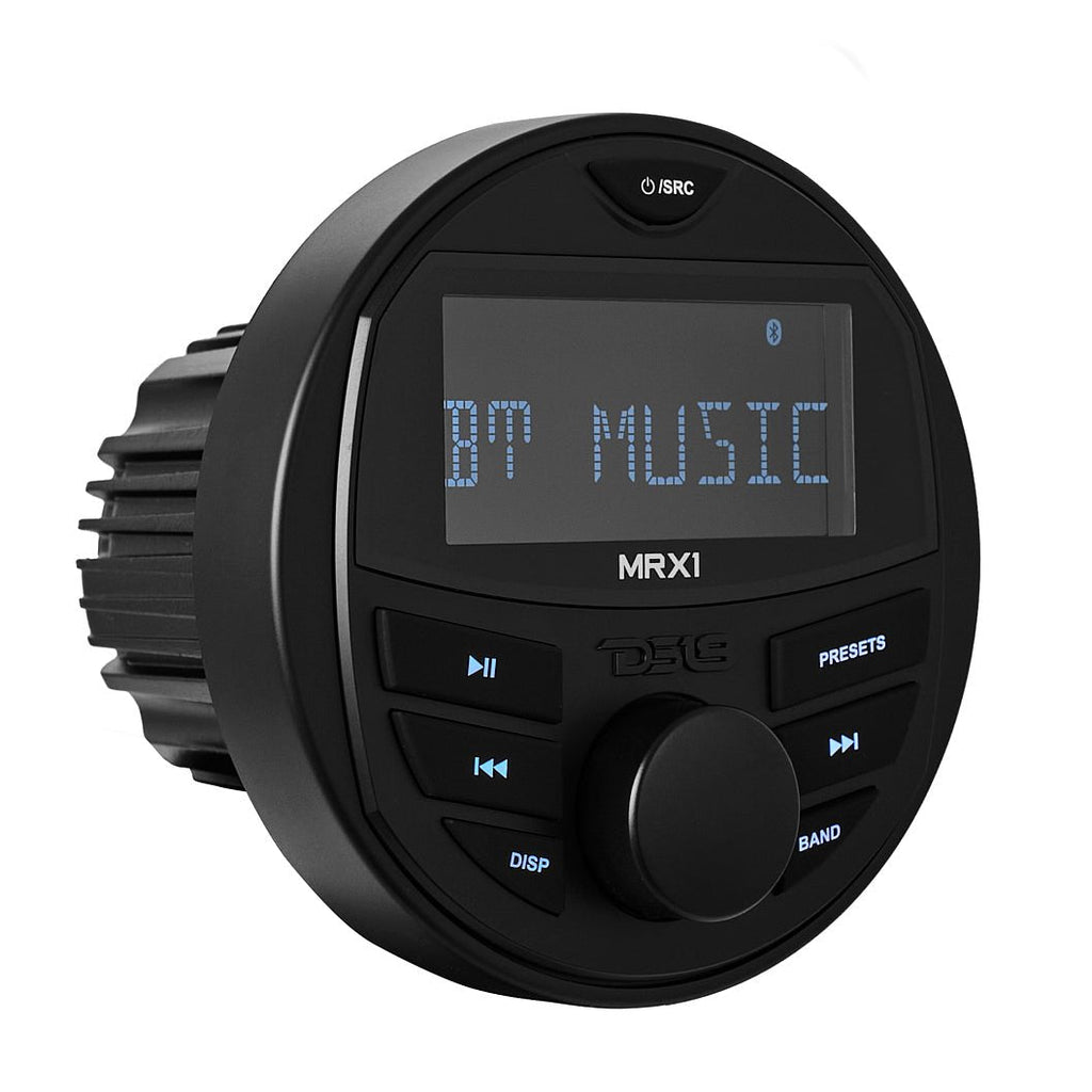 DS18 MRX1 HYDRO Marine & Powersports Digital Media Receiver with Bluetooth, 2.75" LCD, 1-Zone Audio, 4 x 40W Max