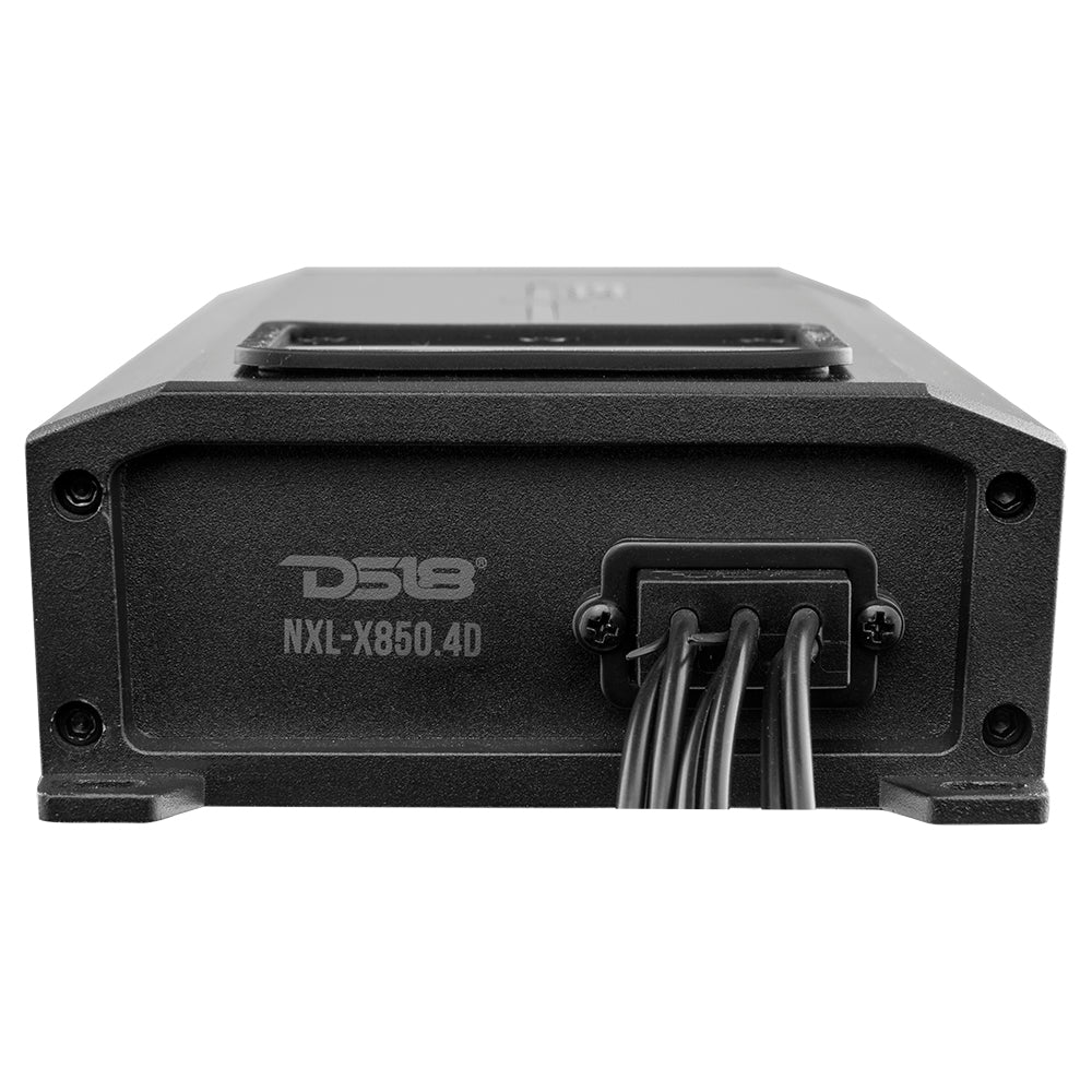DS18 NXL-X850.4D HYDRO 4-Channel Full-Range Class D Marine & Powersports Amplifier, IP67, 4 x 200W RMS @ 4 ohms