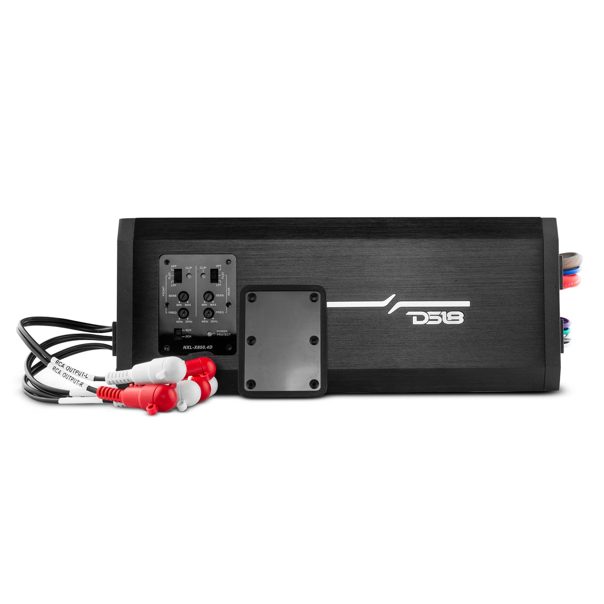 DS18 NXL-X850.4D HYDRO 4-Channel Full-Range Class D Marine & Powersports Amplifier, IP67, 4 x 200W RMS @ 4 ohms