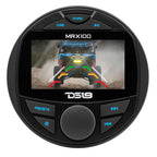DS18 MRX100 HYDRO Round Marine & Powersports Digital Media Receiver with Bluetooth, 3" color TFT, 2-Zone Audio, 4 x 50W Max