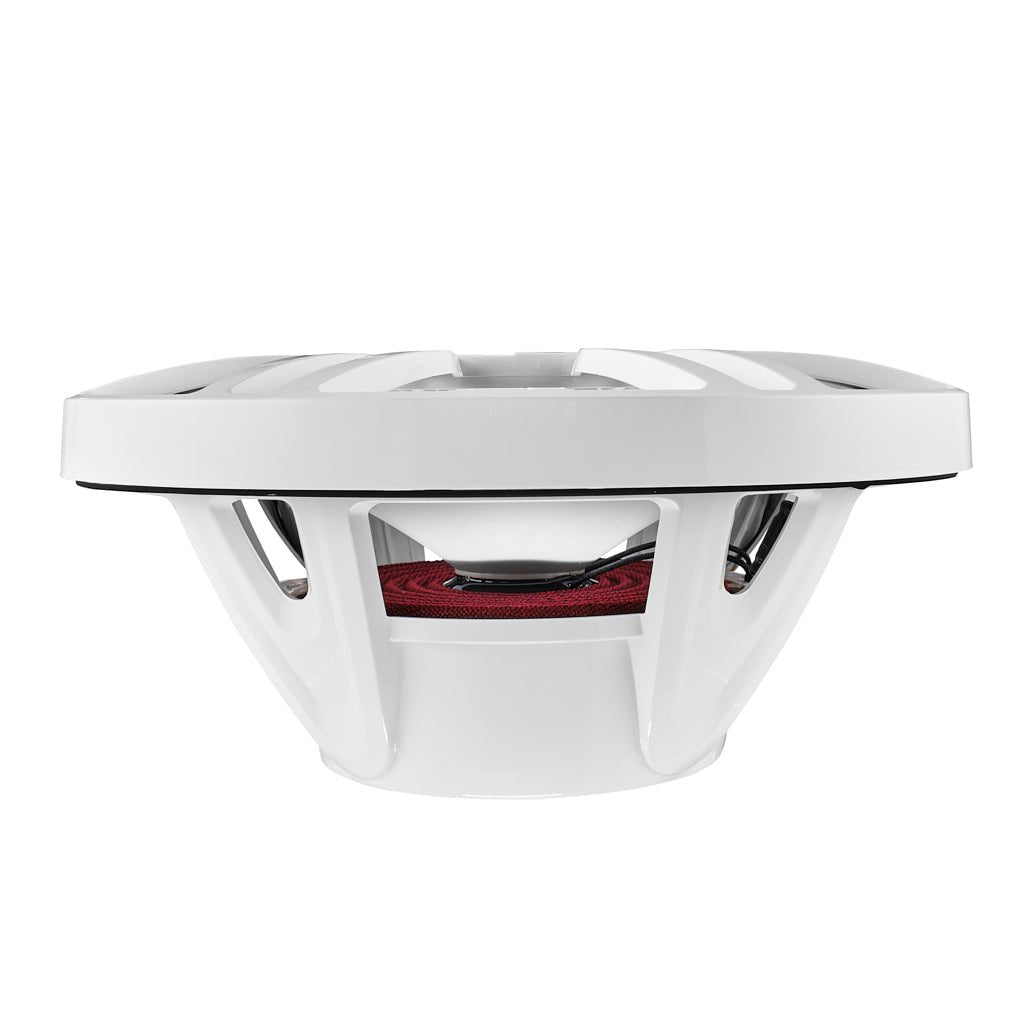 DS18 NXL-69/WH HYDRO 6 x 9" 125W RMS 4-Ohm 2-Way Marine Coaxial Speakers with RGB LED Lighting, White Composite Grilles, Pair