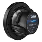 DS18 NXL-6/BK HYDRO 6.5" 100W RMS 4-Ohm 2-Way Marine Coaxial Speakers with RGB LED Lighting, Matte Black Composite Grilles, Pair