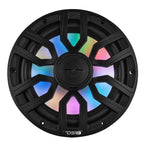 DS18 NXL-IQ8/BK HYDRO NXL-IQ 8" 175W RMS 2-Way Marine Speakers with Digital LED Lighting & Bullet Tweeters, Black, Pair