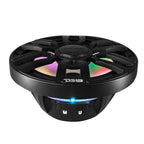DS18 NXL-IQ8/BK HYDRO NXL-IQ 8" 175W RMS 2-Way Marine Speakers with Digital LED Lighting & Bullet Tweeters, Black, Pair