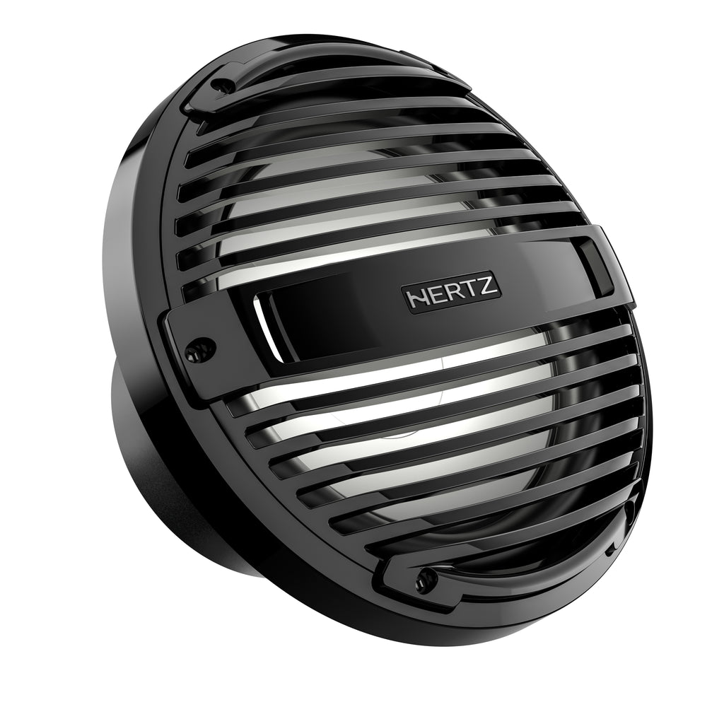 Hertz HMS 10 B2-LD-C 10" 300W RMS 2-Ohm Infinite-Baffle Marine Subwoofer with RGB LED Lighting, Black (78035436)