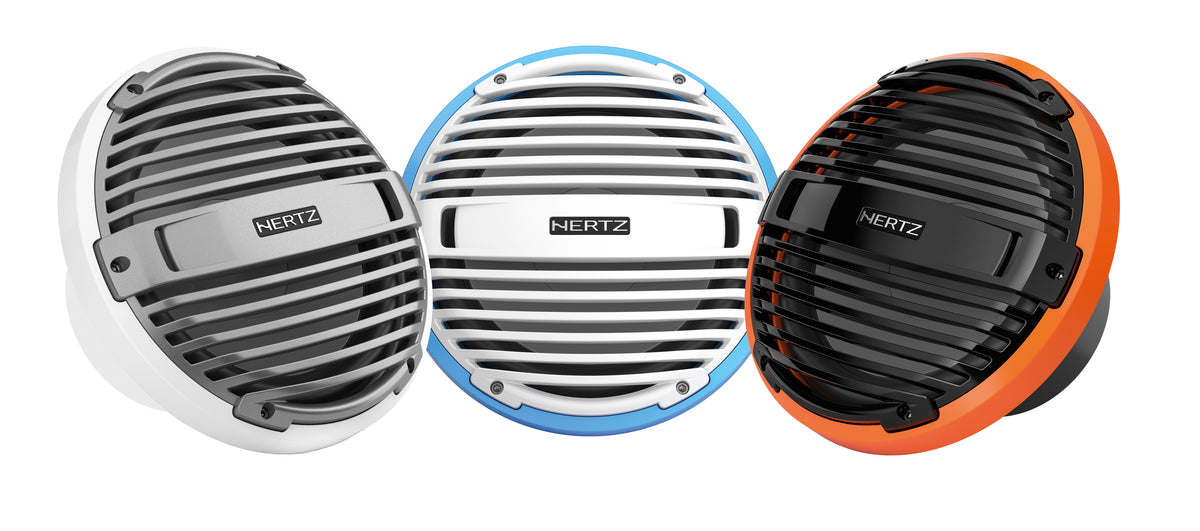 Hertz HMS 10 B2-LD-C 10" 300W RMS 2-Ohm Infinite-Baffle Marine Subwoofer with RGB LED Lighting, Black (78035436)
