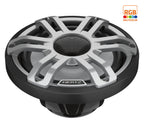 Hertz HMX 6.5 S-LD-G 6.5" 75W RMS 4-Ohm 2-Way Marine Coaxial Speakers with RGB LED Lighting, Sport Gray Grilles, Pair (78040315)