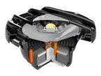 Hertz HMX 6.5 S-LD-SW 6.5" 75W RMS 4-Ohm 2-Way Marine Coaxial Speakers with RGB LED Lighting, Sport Silver-White Grilles, Pair (78040316)
