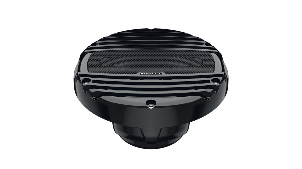 Hertz HMX 6.5-TC 6.5" 75W RMS 4-Ohm 2-Way Marine Coaxial Speakers, Total Charcoal Grilles, Pair (78040266)