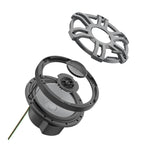 Hertz HMX 7.7 S-LD-G.2 7.7" 100W RMS 4-Ohm 2-Way Marine Coaxial Speakers with RGB LED Lighting, Sport Gray Grilles, Pair (78040333)