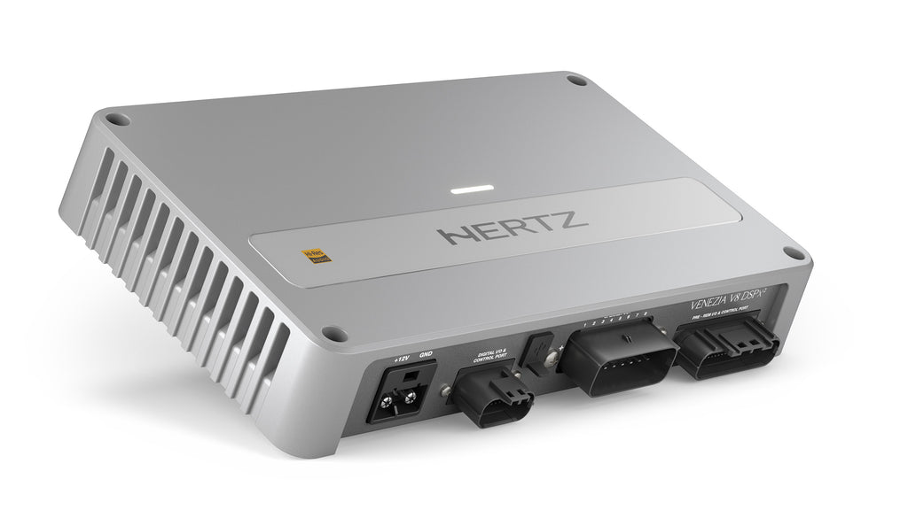 Hertz VENEZIA V8 DSPx² 8-Channel Class D Marine Amplifier with Integrated DSP, 2000W RMS Total (78213020)