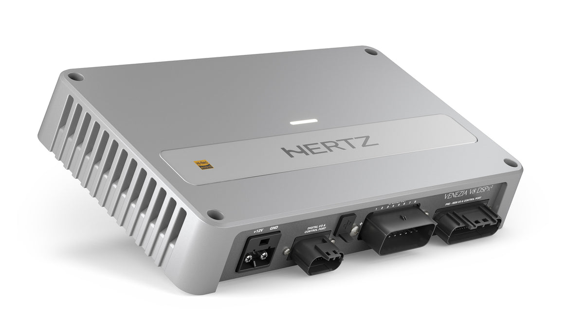 Hertz VENEZIA V8 DSPx² 8-Channel Class D Marine Amplifier with Integrated DSP, 2000W RMS Total (78213020)