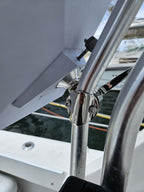 LocMarine LM-SMINI-RL 8640 Starlink Mini Coupling with Adjustable Stainless Steel Rail Mount Base Kit