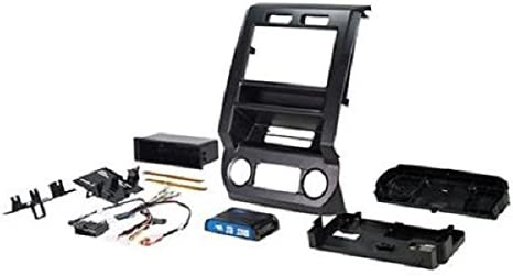PAC RPK4-FD2201 Double DIN Dash Kit & Interface harness for Select 2015-2017 Ford F150-F550 Trucks,black