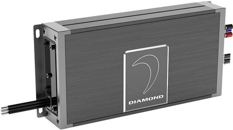 Diamond Audio DXM1200.1D 1200W RMS Monoblock Motorsport Diamond Series Class-D Compact Water-Resistant Marine/Motorcycle/Powersports Amplifier + Free LAB Sticker