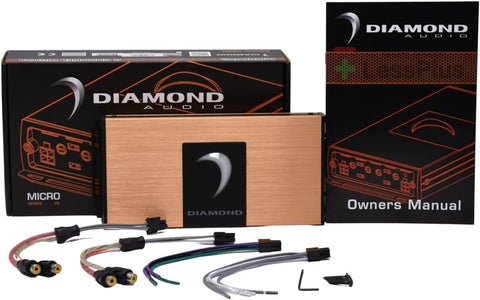 Diamond Audio MICRO4V2 4-Channel 600 Watts RMS Class D Amplifier