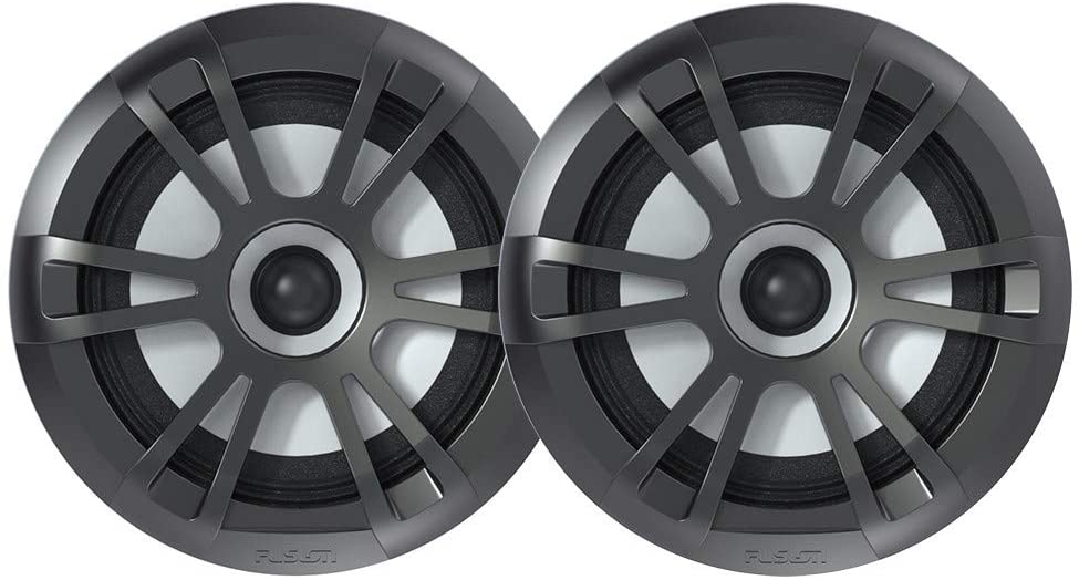 Fusion El-F651b El Series Full Range Shallow Mount Marine Grey Speakers - 6.5"