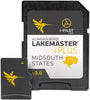 Humminbird Lakemaster+ Maps Humminbird 600009-6 Lakemaster+ Maps, Mid-South,