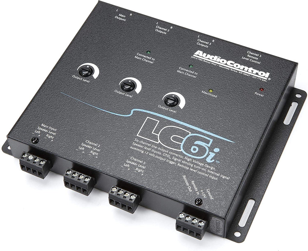 AudioControl LC6i 6 Channel Line Out Converter & ACR-1 Dash Remote ...